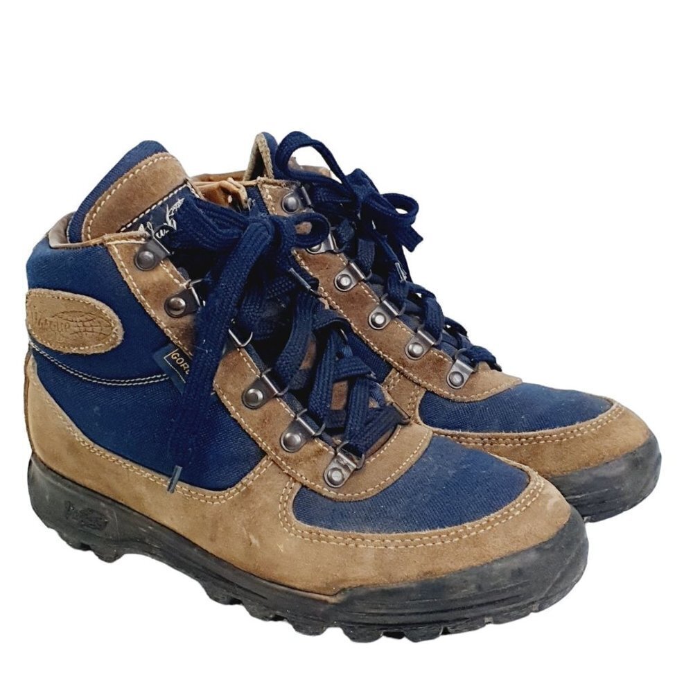 Vasque Skywalk GTX‎ Hiking Boots Womens 8M Brown Cowhide Leather GoreTex 7534